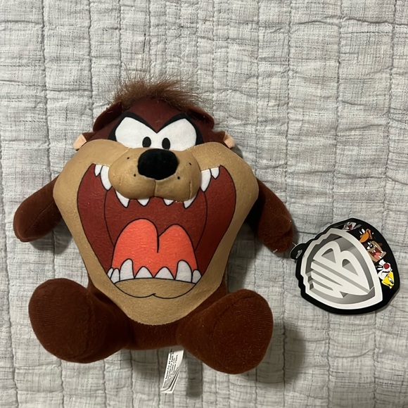 Looney Tunes Tasmanian Devil Plush 7 Inches - Picture 1 of 5